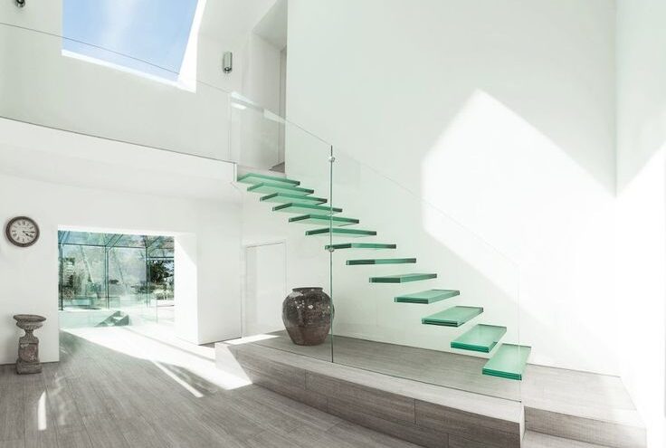vidrio para la construcción de casas