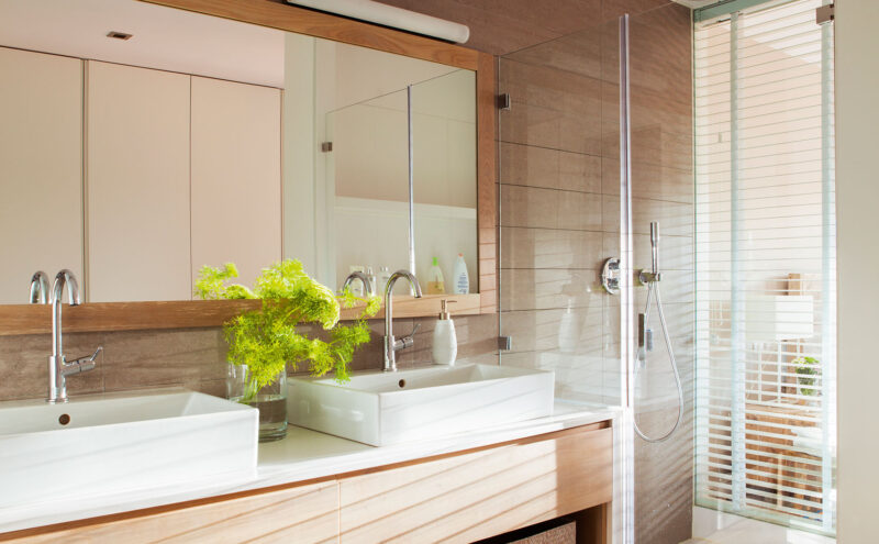 mampara de baño